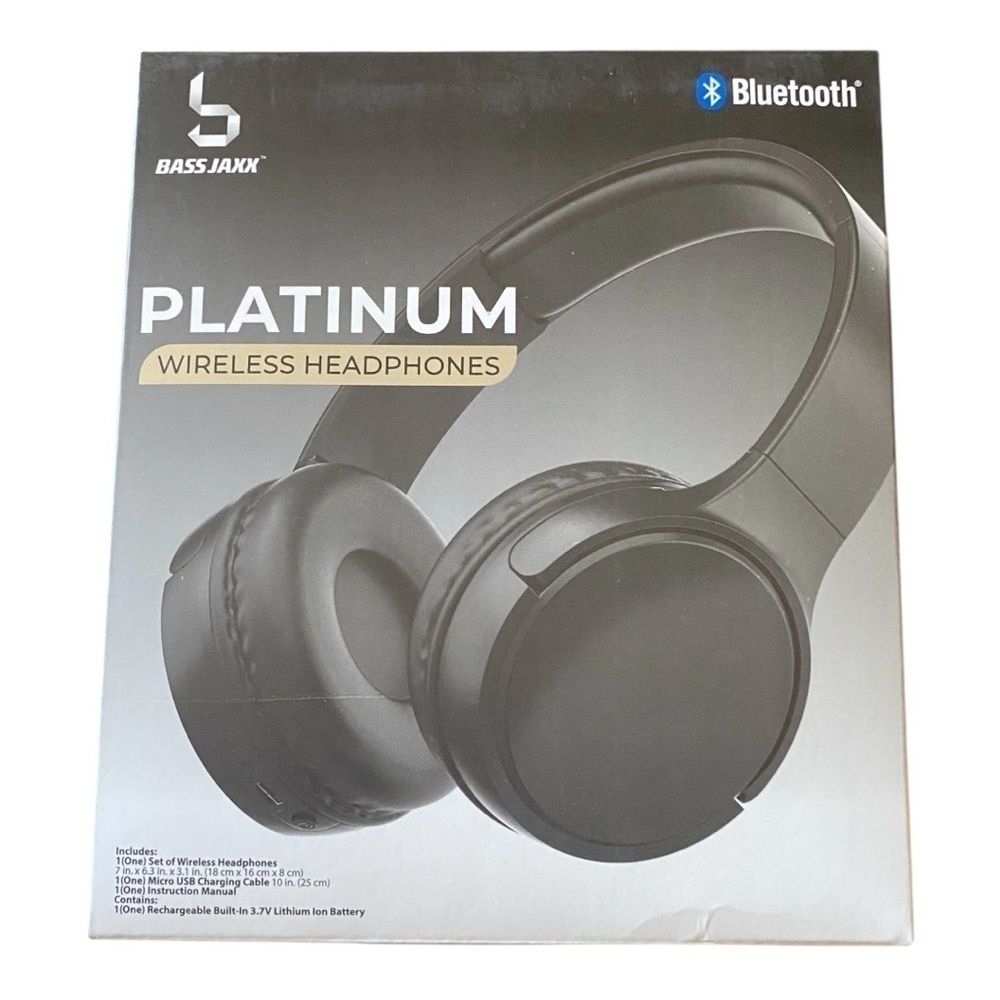NWT-BASS JAXX-PLATINUM WIRELESS HEADPHONES
